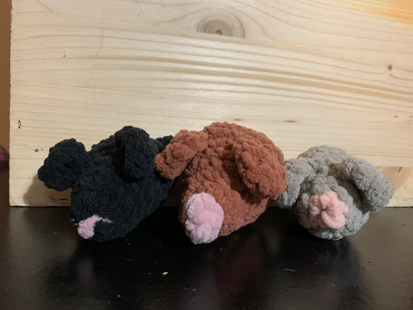 3 blind mice cat toys- multicolor